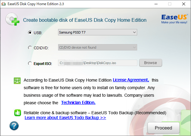 EaseUS Disk Copy 旧バージョン