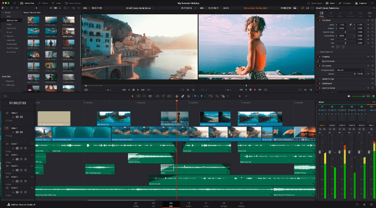 Mac用無料動画編集ソフトDavinci Resolve