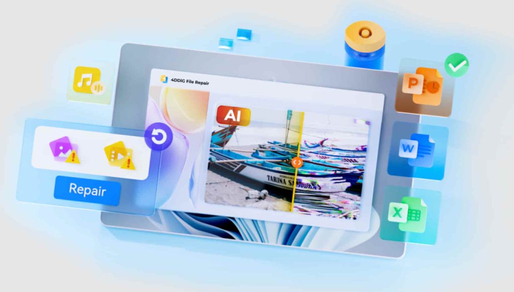 ファイル修復ソフト4DDiG File Repair